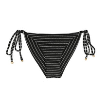 Carregar imagem no visualizador da galeria, Product Front: Rio De Sol Bas Bottom Linea-Black Cheeky-Tie