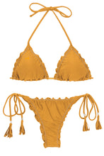 Carregar imagem no visualizador da galeria, Product Front: Rio De Sol Ensemble Set Damasco Frufru-Fio