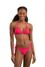 Carregar imagem no visualizador da galeria, Model Front: Rio De Sol Bas Bottom Dots-Virtual-Pink Frufru-Fio