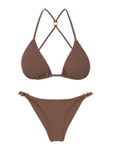 Carregar imagem no visualizador da galeria, Product Front: Rio De Sol Ensemble Set Sand-Cappuccino Tri-Aya Cheeky-Aya