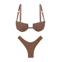 Carregar imagem no visualizador da galeria, Product Front: Rio De Sol Ensemble Set Sand-Cappuccino Juliette-Aya Nara