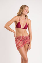 Carregar imagem no visualizador da galeria, Image 05: Rio De Sol Jupe De Page Floral-Scales Mini Skirt Ruched