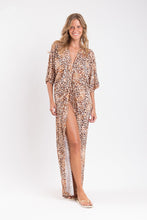 Carregar imagem no visualizador da galeria, Image 05: Rio De Sol Vêtement De Plage Leopard Long Dress
