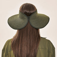 Carregar imagem no visualizador da galeria, Model Back: Uv Line Visière Visor Siena Imp Fem Militar Green Upf50+