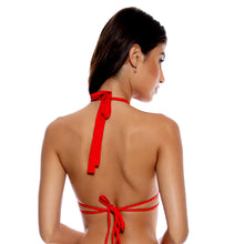 Carregar imagem no visualizador da galeria, Image 05: Luli Fama Haut Top Cross High Lava Red