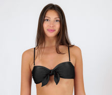 Carregar imagem no visualizador da galeria, Gallery: Rio De Sol Haut Top Shimmer-Black Bandeau-No