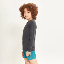 Carregar imagem no visualizador da galeria, Image 02: Uv Line T-Shirt Longsleeve Uvpro Kids Preto Upf50+
