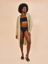 Carregar imagem no visualizador da galeria, Image 04: Uv Line Chemise Shirtdress Copenhagen Mescla Areia Upf50+