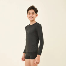 Carregar imagem no visualizador da galeria, Image 02: Uv Line T-Shirt Longsleeve Uvpro Kids Black Upf50+