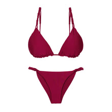 Carregar imagem no visualizador da galeria, Product Front: Rio De Sol Ensemble Set Touch-Carmim Selena