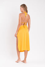 Carregar imagem no visualizador da galeria, Model Back: Rio De Sol Jupe De Page Solar Long-Skirt-Knot