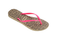 Carregar imagem no visualizador da galeria, Product Front: Havaianas Tongs Havaianas Slim Animals Sandgrey/Pink