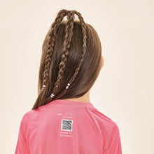 Carregar imagem no visualizador da galeria, Image 04: Uv Line T-Shirt Acqua Qr Code Chiclete Fluor Upf50+