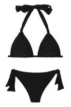 Carregar imagem no visualizador da galeria, Product Front: Rio De Sol Ensemble Set Dots-Black Mel Italy
