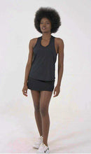 Carregar imagem no visualizador da galeria, Product Front: Uv Line Fitness Haut Regata Sport Color Fem Preto Upf50+