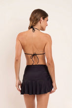 Carregar imagem no visualizador da galeria, Model Back: Rio De Sol Jupe De Page Mini Skirt Nero