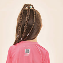 Carregar imagem no visualizador da galeria, Image 04: Uv Line T-Shirt Acqua Qr Code Chiclete Fluor Upf50+