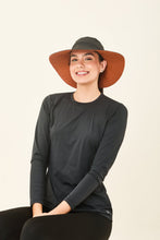 Carregar imagem no visualizador da galeria, Image 05: Uv Line Chapeau Souple/Capeline San Diego Preto Caramelo Upf50+