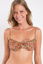 Carregar imagem no visualizador da galeria, Gallery: Rio De Sol Haut Top Bouquet Balconet-Tie