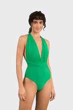 Carregar imagem no visualizador da galeria, Model Front: Rio De Sol Une Pièce Tambourine Marina