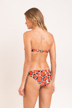 Carregar imagem no visualizador da galeria, Model Back: Rio De Sol Haut Top Amore-Red Bandeau-Joy