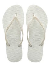 Carregar imagem no visualizador da galeria, Product Front: Havaianas Tongs Slim White