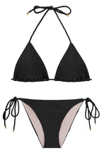 Carregar imagem no visualizador da galeria, Product Front: Rio De Sol Ensemble Set Shimmer-Black Tri-Rope Ibiza-Rope