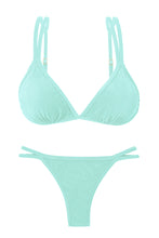 Carregar imagem no visualizador da galeria, Product Front: Rio De Sol Ensemble Set Malibu-Menta Tri-Duo Mini-Duo