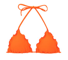 Carregar imagem no visualizador da galeria, Product Front: Rio De Sol Haut Top Dots-Orange Frufru