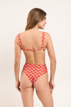 Carregar imagem no visualizador da galeria, Model Back: Rio De Sol Bas Bottom Floral-Scales Hotpants