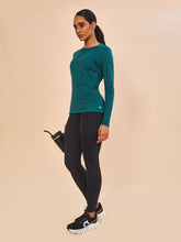 Carregar imagem no visualizador da galeria, Image 02: Uv Line T-Shirt Longsleeve Fem New Fit Petroleo Upf50+
