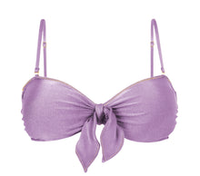 Carregar imagem no visualizador da galeria, Product Front: Rio De Sol Haut Top Shimmer-Harmonia Bandeau-Knot