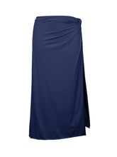 Carregar imagem no visualizador da galeria, Product Front: Rio De Sol Jupe De Page Navy Long-Skirt-Knot