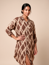 Carregar imagem no visualizador da galeria, Gallery: Uv Line Chemise Shirtdress Ipanema Diamond Upf50+