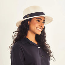 Carregar imagem no visualizador da galeria, Image 02: Uv Line Chapeau Panama Hat Shanghai Imp Uni White Black Upf50+