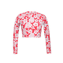 Carregar imagem no visualizador da galeria, Product Front: Wednesday In Hawaii By Rio De Sol Haut Top Pua-Hibiscus Reef