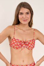 Carregar imagem no visualizador da galeria, Gallery: Rio De Sol Haut Top Floral-Scales Balconet-Tie