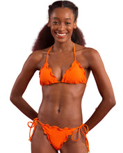 Carregar imagem no visualizador da galeria, Gallery: Rio De Sol Ensemble Set Dots-Orange Frufru-Fio
