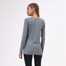 Carregar imagem no visualizador da galeria, Model Back: Uv Line Fitness Haut Sport Fit Mescla