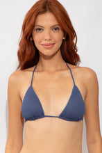 Carregar imagem no visualizador da galeria, Gallery: Rio De Sol Haut Top Carmel-Blue Tri-Inv