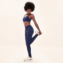 Carregar imagem no visualizador da galeria, Image 02: Uv Line Fitness Bas Legging Fit Aspen Navy Blue Upf50+