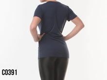 Carregar imagem no visualizador da galeria, Model Back: Alto Giro Fitness Haut T-Shirt Skin Fit Mak