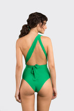 Carregar imagem no visualizador da galeria, Model Back: Rio De Sol Une Pièce Tambourine Marina