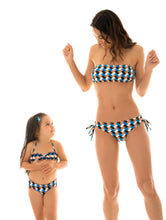 Carregar imagem no visualizador da galeria, Model Back: Rio De Sol Deux Pièces Fille Geometric Kids