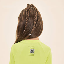 Carregar imagem no visualizador da galeria, Image 04: Uv Line T-Shirt Acqua Qr Code Amarelo Fluor Upf50+