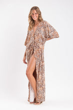 Carregar imagem no visualizador da galeria, Image 03: Rio De Sol Vêtement De Plage Leopard Long Dress