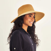 Carregar imagem no visualizador da galeria, Image 04: Uv Line Chapeau Souple/Capeline Hat Santorini Imp Fem Wheat Upf50+