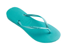 Carregar imagem no visualizador da galeria, Model Front: Havaianas Tongs Havaianas Slim Pool Green