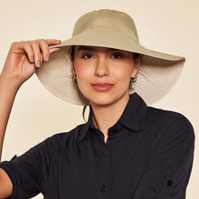 Carregar imagem no visualizador da galeria, Image 05: Uv Line Chapeau Souple/Capeline San Diego Areia Kaki Upf50+