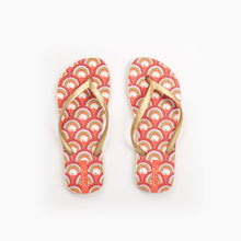 Carregar imagem no visualizador da galeria, Product Front: Rio De Sol Tongs Floral-Scales Slim